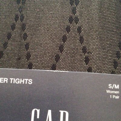 NWT - GAP - Women’s - SHEER TIGHTS - Diamond Pattern - S/M - 4’11” to 5’6” - NEW